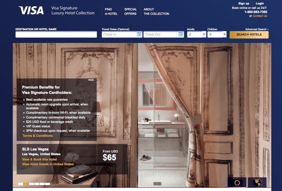 Visa Signature Luxury Hotel 訂房官網