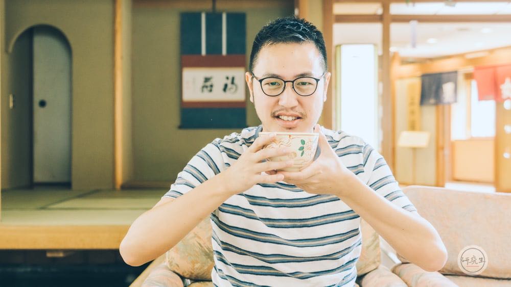 早上泡完溫泉可以來喝杯抹茶配茶點（有馬溫泉・兵衛向陽閣｜研究生）
