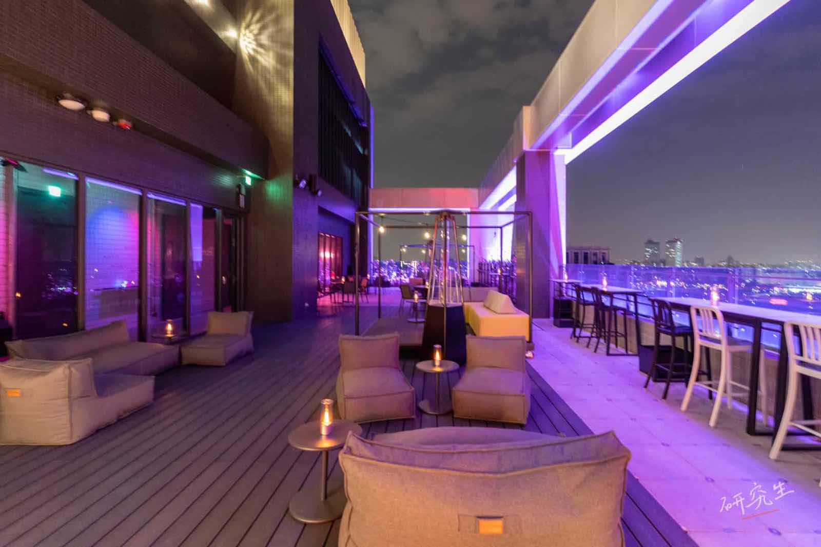 很不錯的 Rooftop Bar,感覺好像到了曼谷|台中豐邑Moxy