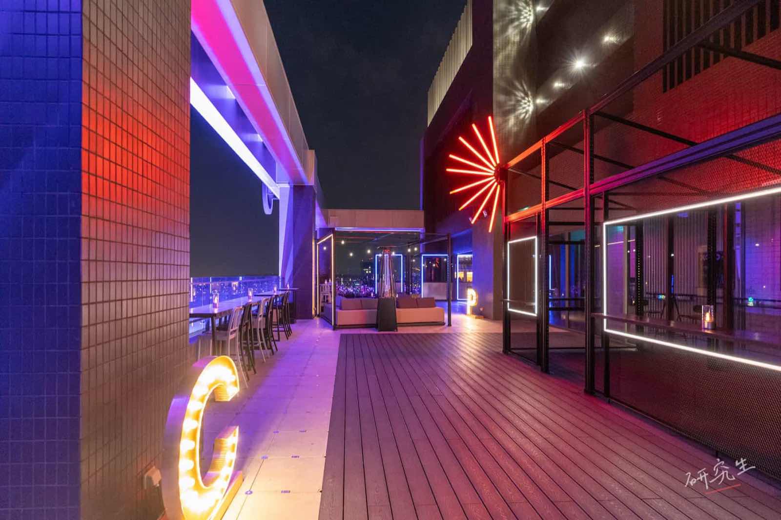 很不錯的 Rooftop Bar,感覺好像到了曼谷|台中豐邑Moxy