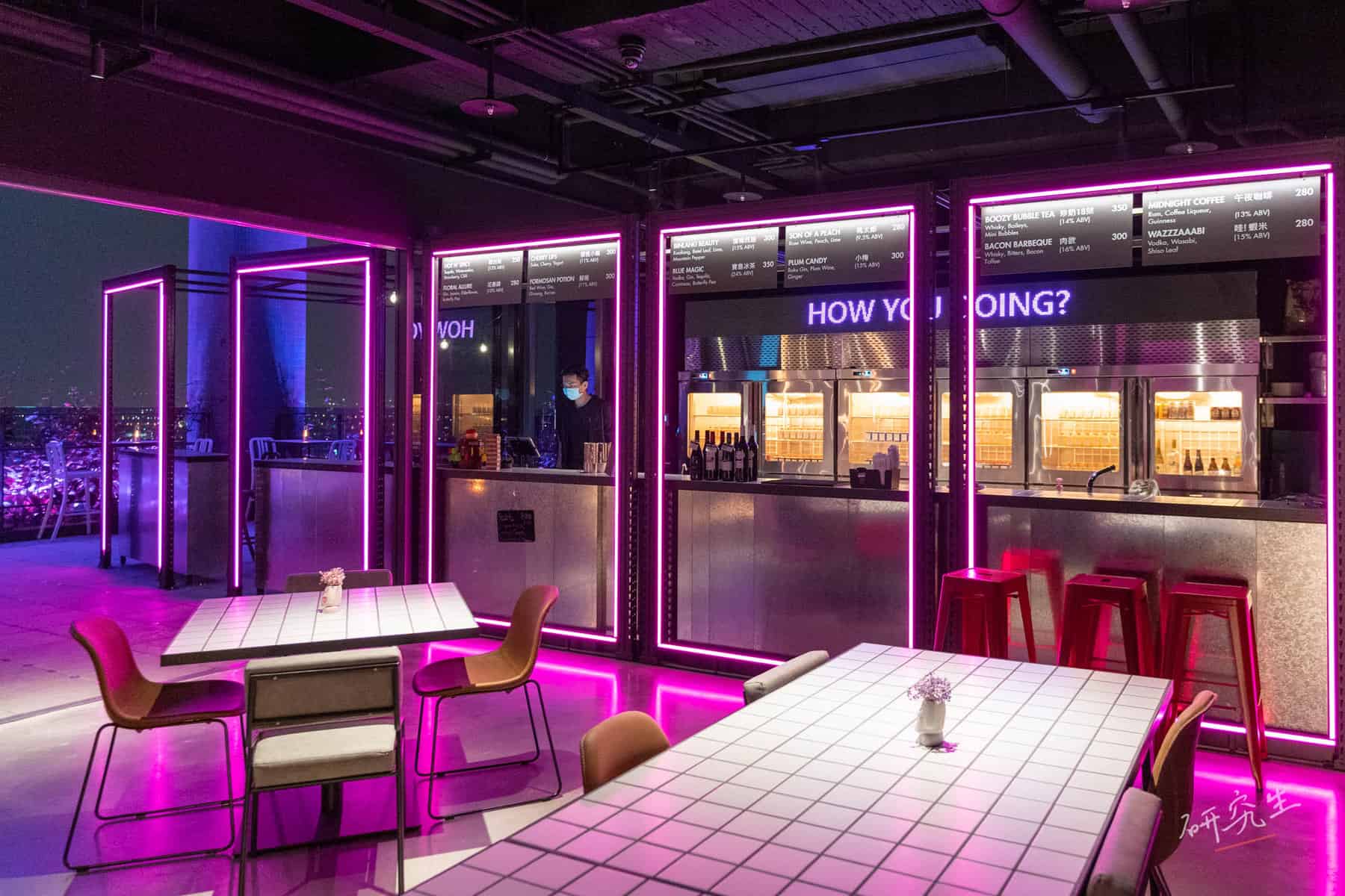 很不錯的 Rooftop Bar,感覺好像到了曼谷|台中豐邑Moxy